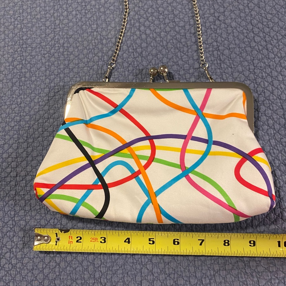 Colorful Chain Strap Clutch